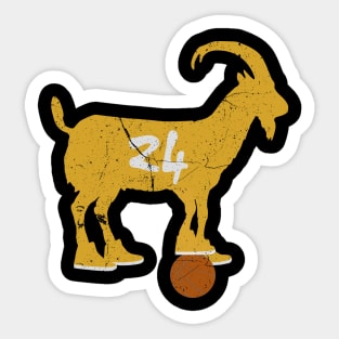 goat vintage 24 Sticker